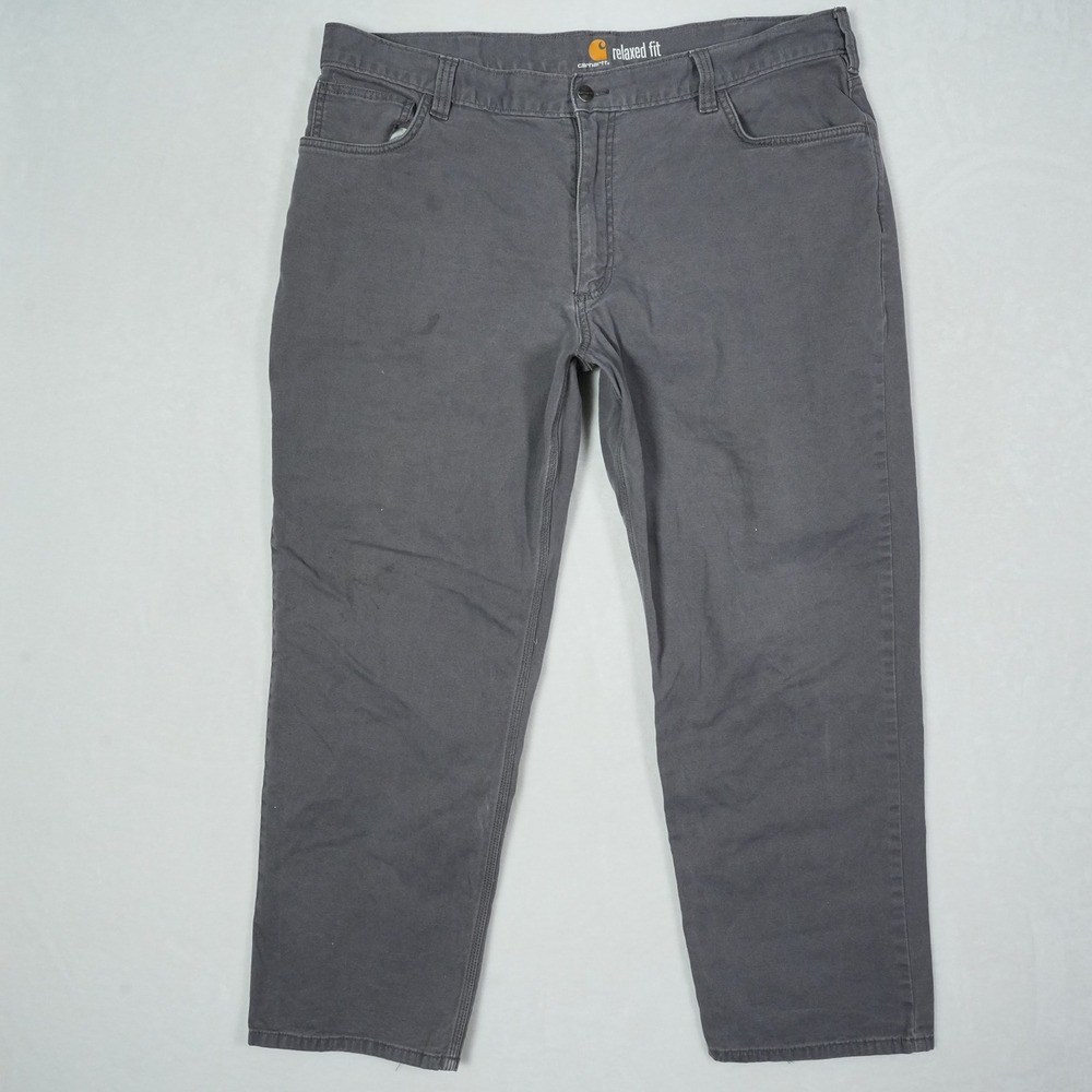Carhartt 102517 039 Relaxed Fit Rugged Work Pants Gray Mens 40x30 (Fits 40x28)‎